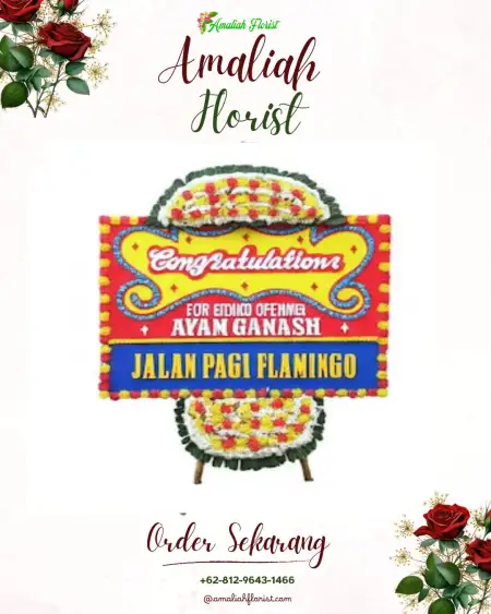 Sewa Papan Bunga Belah